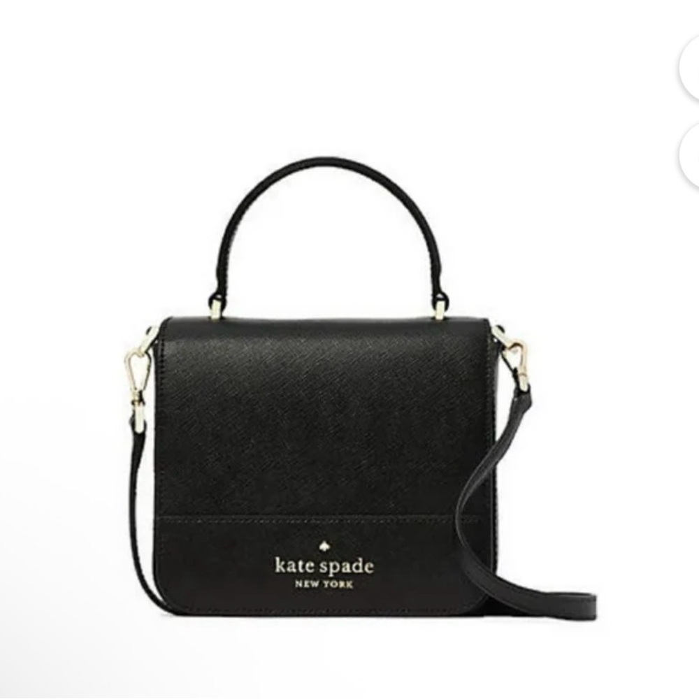 🔥LOW START Kate Spade Staci Square Saffiano Leather crossbody (NEW) - Picture 14 of 14